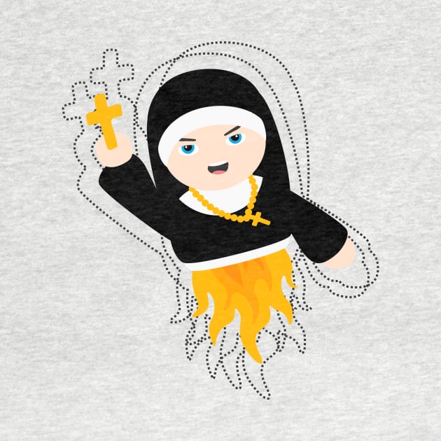 Nun with Superpowers! by XOOXOO